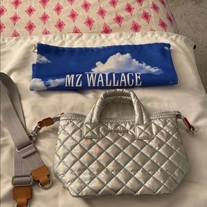 MZ Wallace micro Sutton hologram metallic